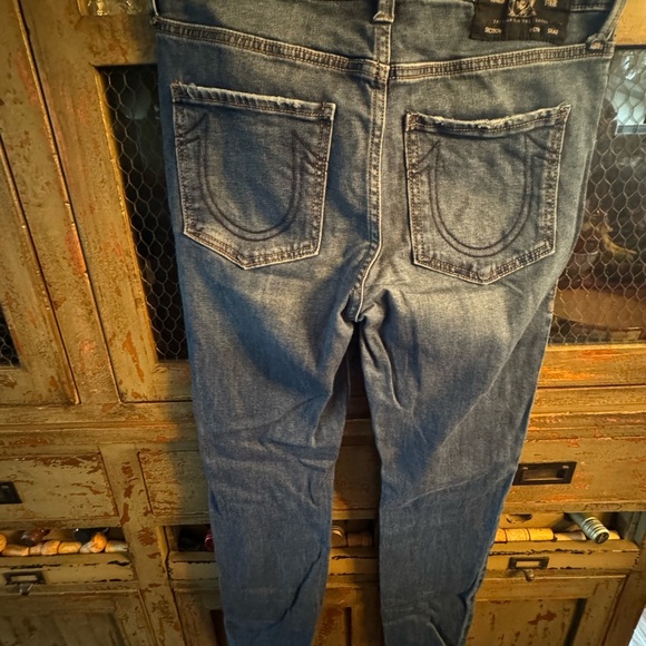 True Religion Blue Jeans Classic Denim Wash - Picture 2 of 7